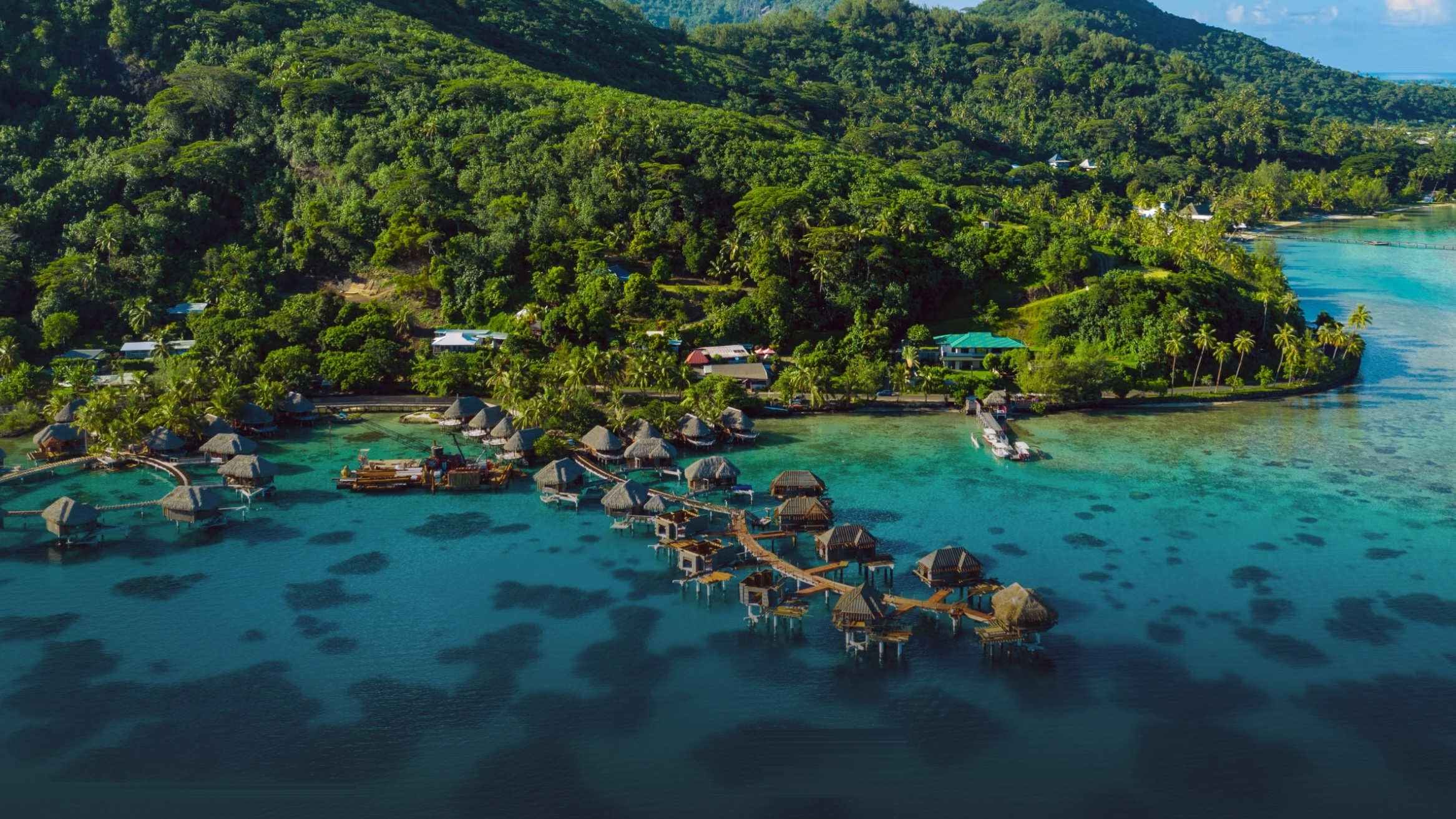 Bungalows in Bora Bora