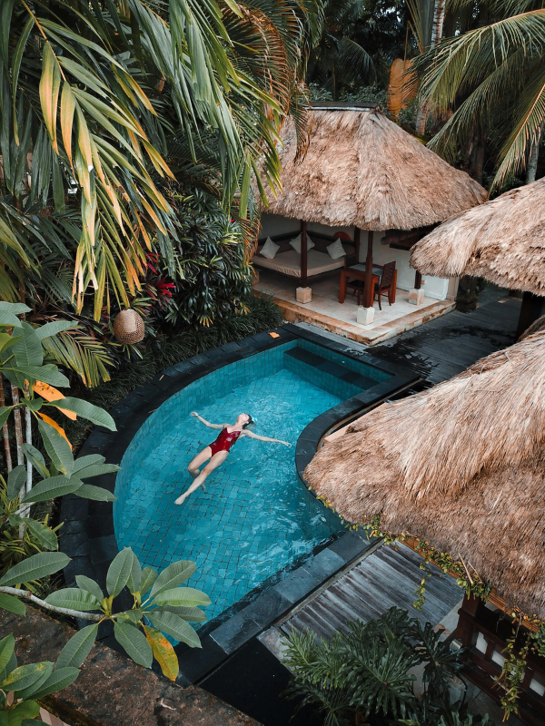 Poolside bungalow